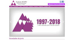 Desktop Screenshot of fundacionaciapo.org.ar