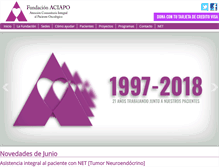 Tablet Screenshot of fundacionaciapo.org.ar